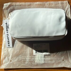 Stoney clover lane white classic small pouch